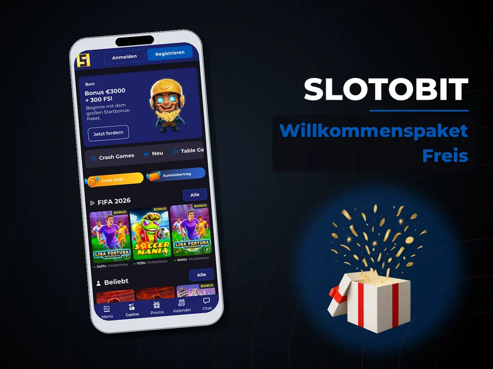 slotobit - Willkommenspaket Freis